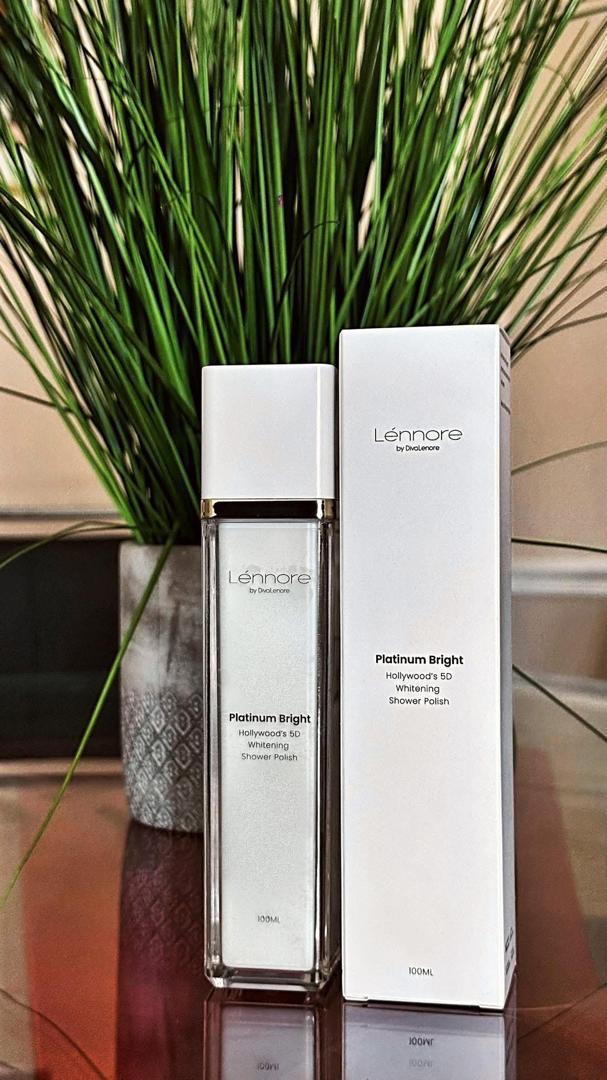 Platinum Bright – Hollywood’s 5D Whitening Shower Polish By Lénnore™