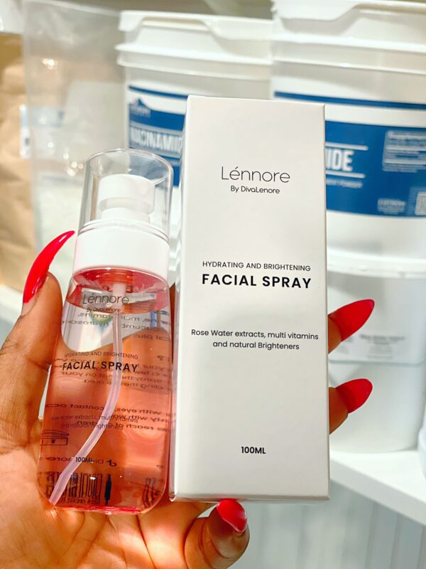 Hydrating and Brightening Facial Spray ( Rose water )
