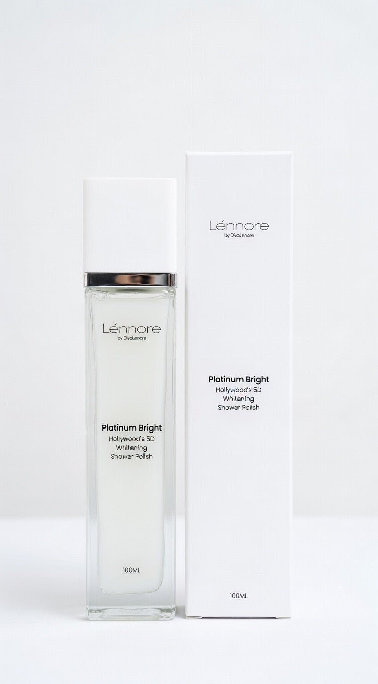 Platinum Bright – Hollywood’s 5D Whitening Shower Polish By Lénnore™