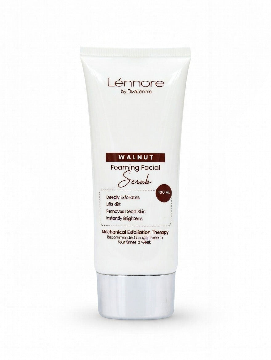 Walnut Foaming Facial Scrub