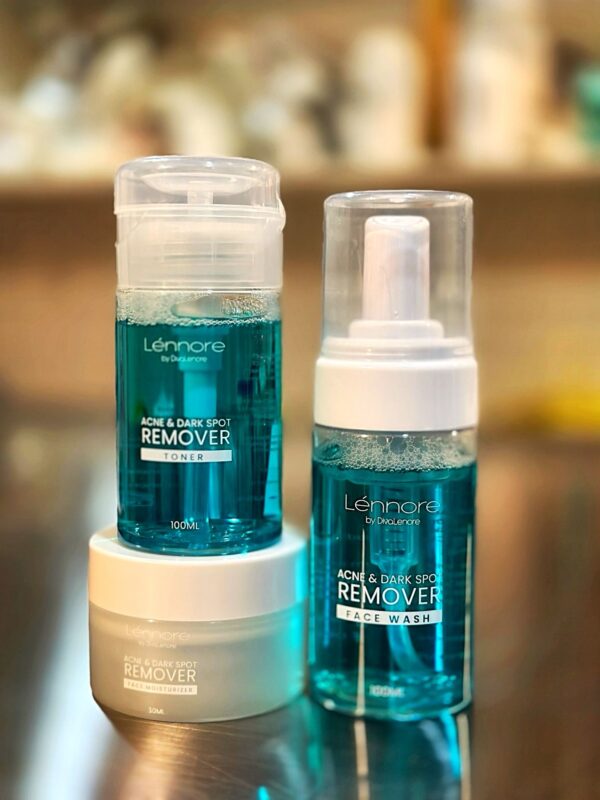 Set of dark spot remover and face wash